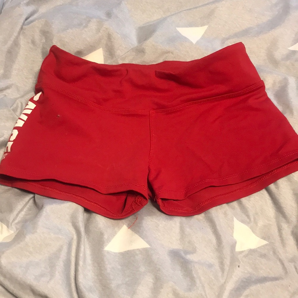 Savage barbell booty shorts